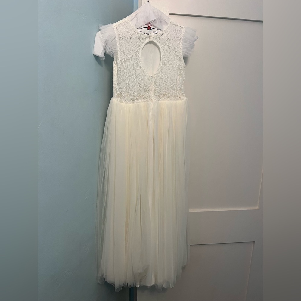 Flower girl or Jr. bridesmaid dress size youth 10/12